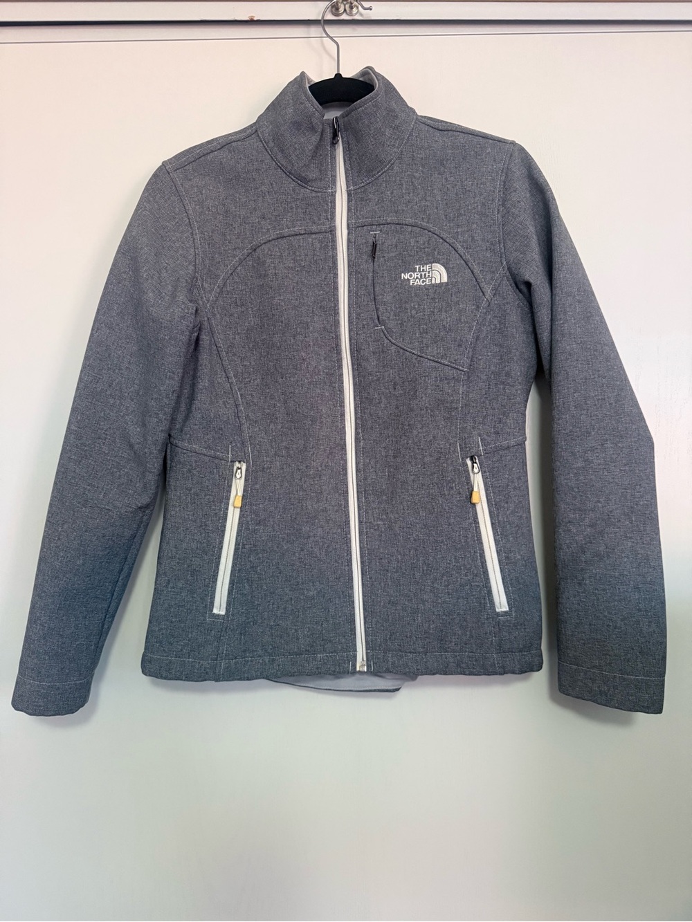 The North Face Women's Heather Gray Zip-Up Utility Jacket